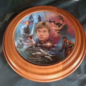 Hamilton Collection Luke Skywalker Plate #4752 D